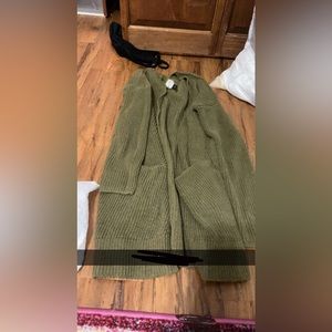 Have never worn. Cardigan.